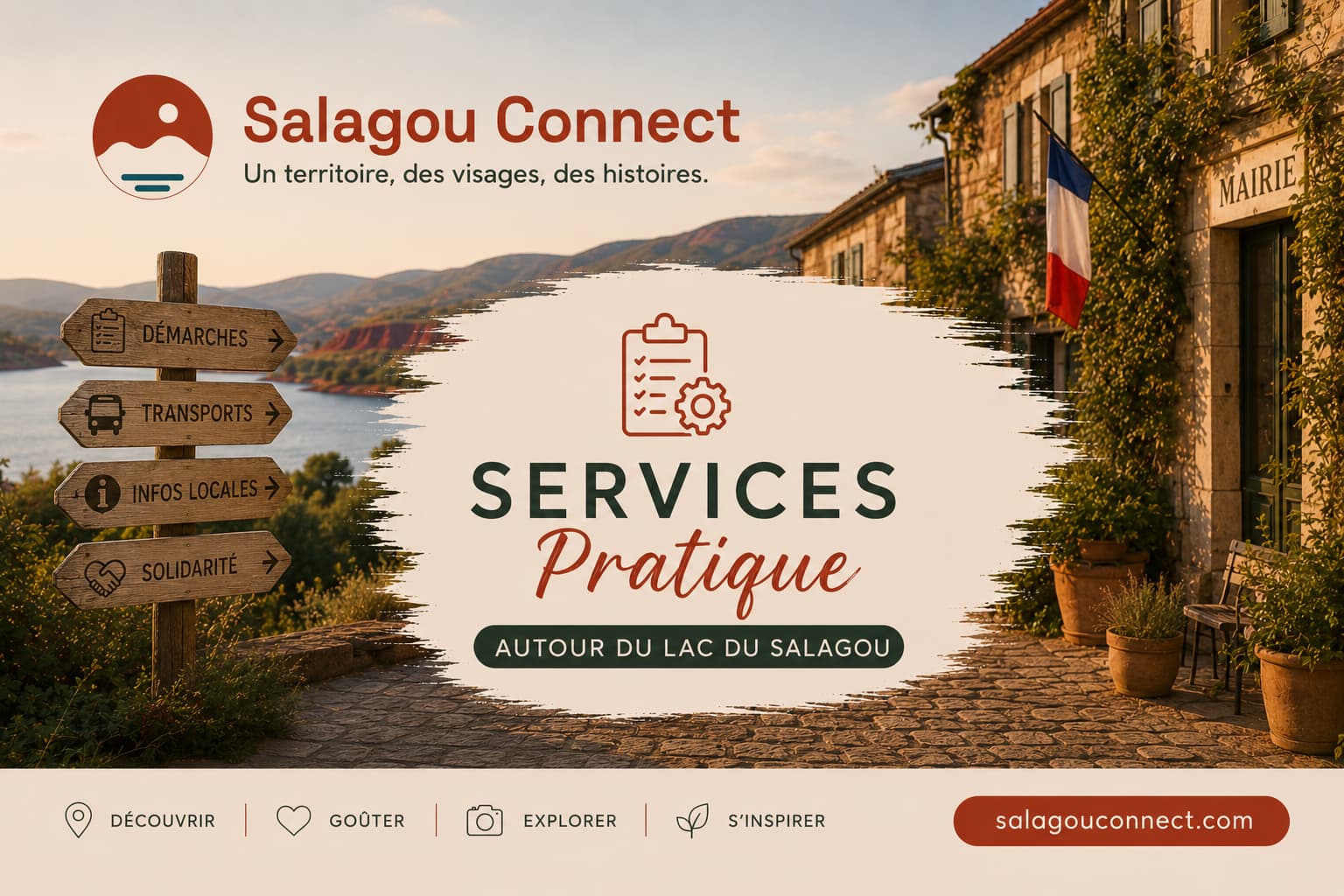Services locaux autour du lac