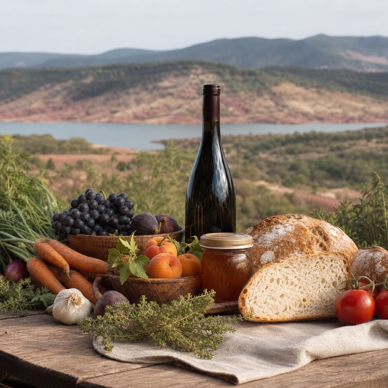 Producteurs et terroir autour du lac du Salagou