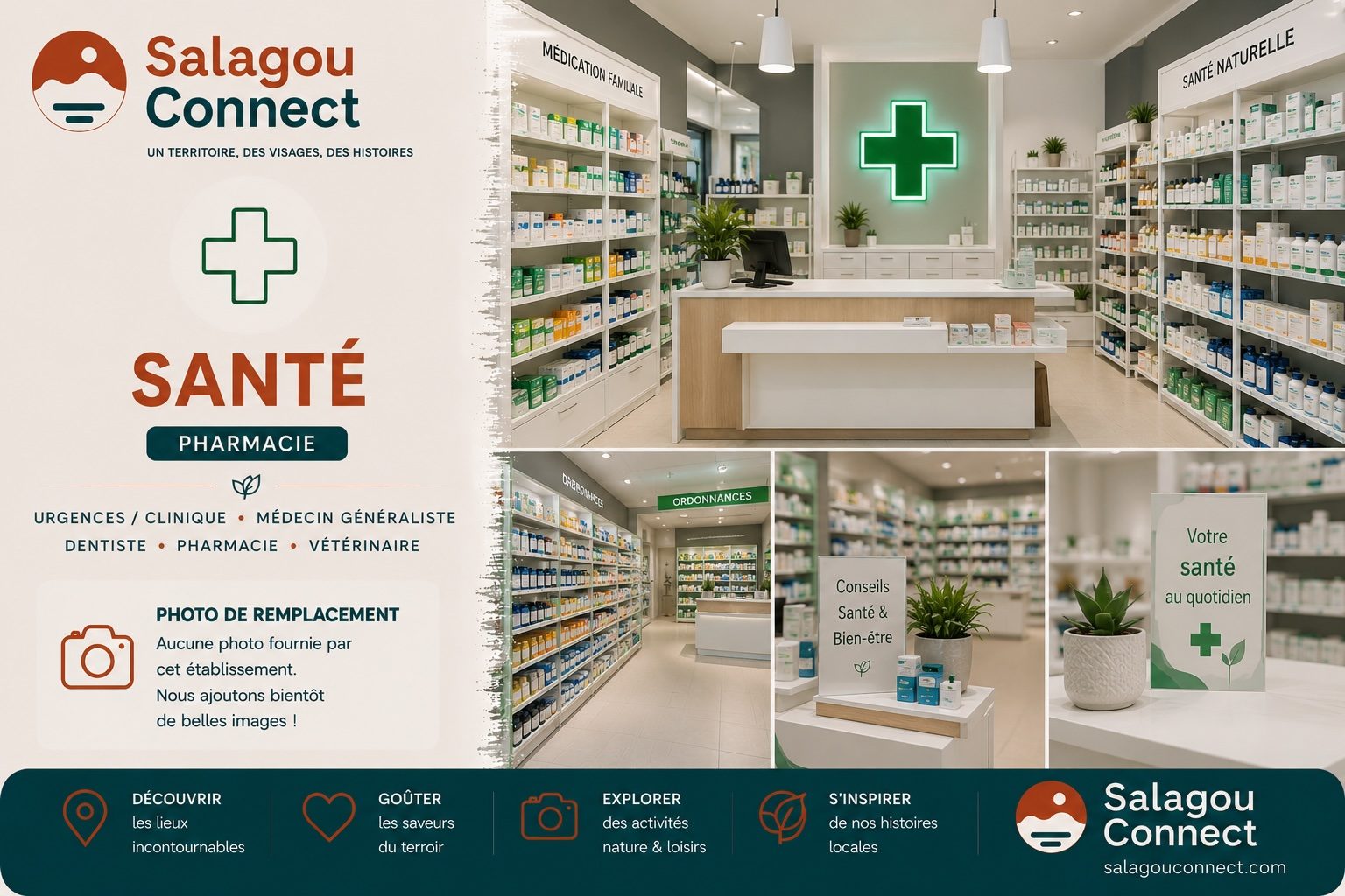 Pharmacienne accueillant une personne au comptoir